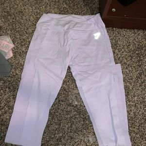 Gymshark lilac mesh leggings